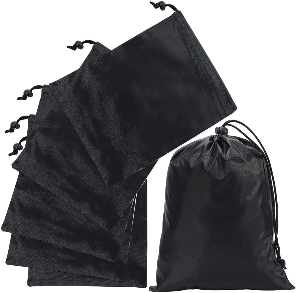 Aufbewahrungstasche: aus Polyester, klappbar, wasserbeständig, 6 Stück, 20 × 15cm