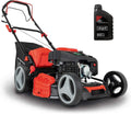 Scheppach Benzin-Rasenmäher MS230-53 mit Antrieb, 53 cm Schnittbreite, 65 L Fangsack, 7-stufige Höhenverstellung, Seitenauswurf, Reinigungsfunktion, Mulchfunktion, inkl. Motoröl