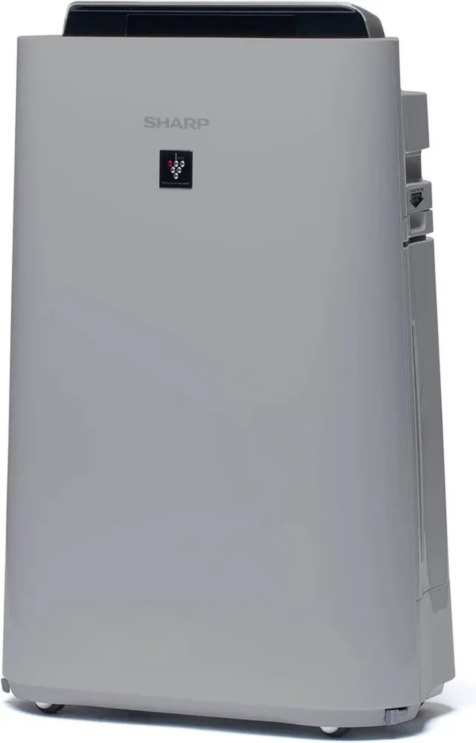 SHARP Luftreiniger mit Befeuchtung, HEPA-Filter, für Allergiker, bis 38 m², hellgrau