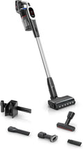 Bosch Kabelloser Akku-Staubsauger Unlimited 9, MicroClean, LED-Licht, HEPA-Filter, Austauschbarer Akku, Weiß