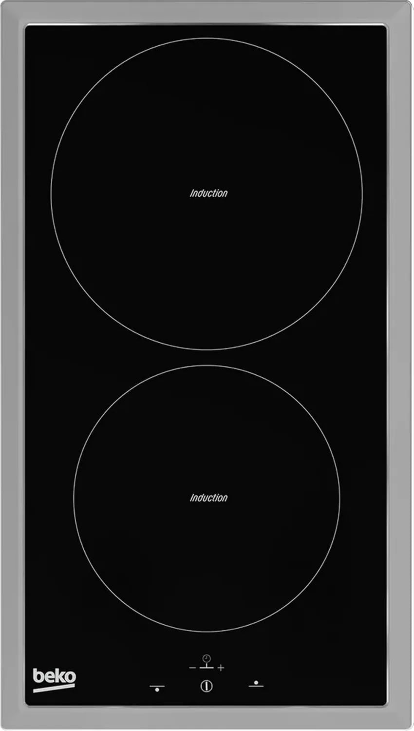 Beko Induktionskochfeld HDMC 32400 TX, 29 cm, Edelstahlrahmen