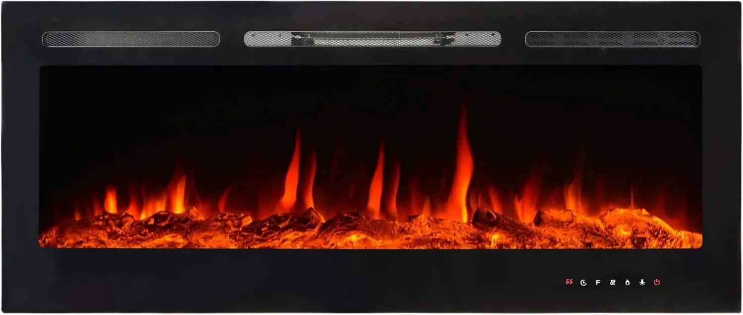 El Fuego® Elektrokamin LUZERN mit Timer, LED und Überhitzungsschutz