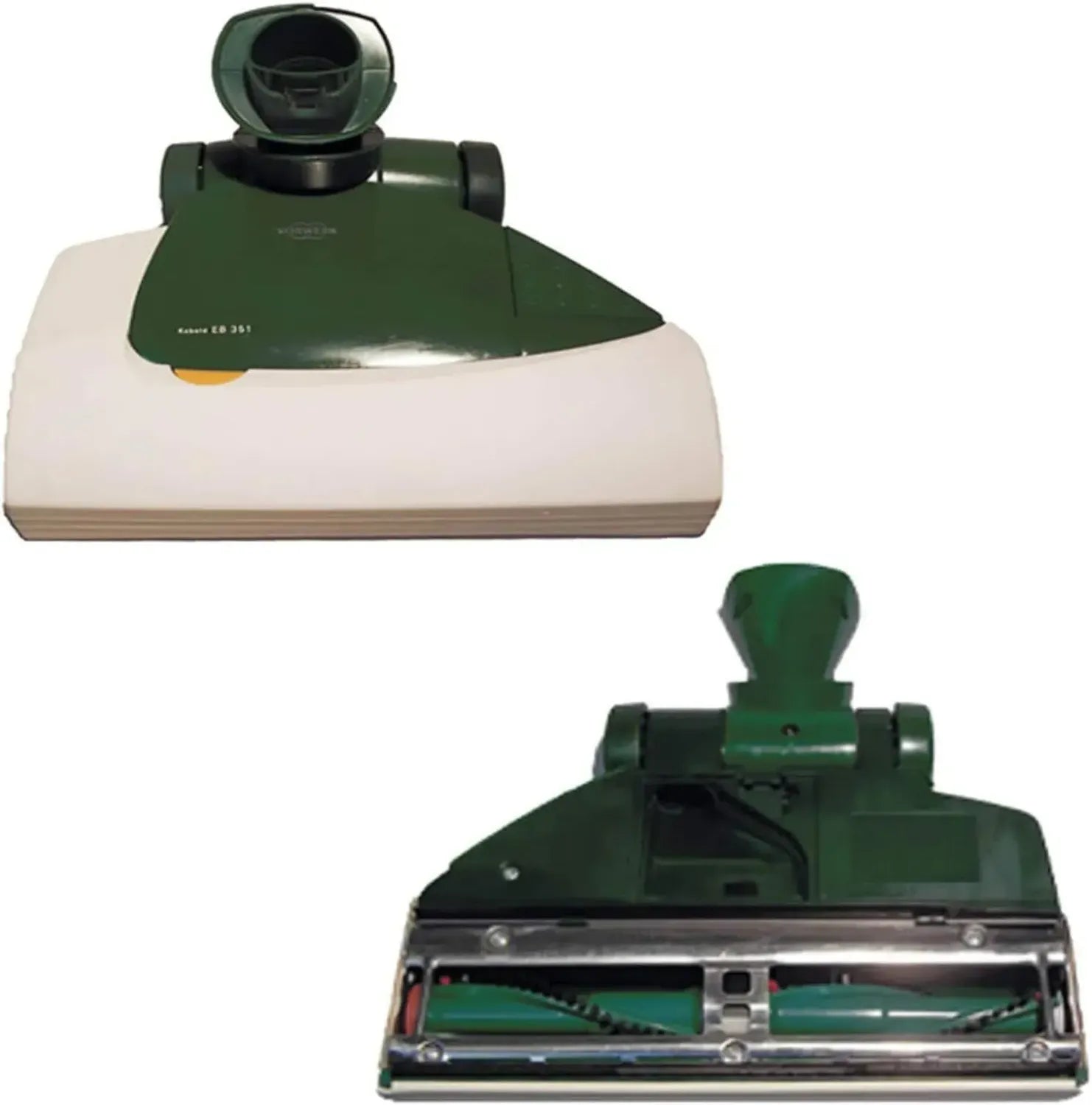Elektrische Bürste EB 351 für Vorwerk Staubsauger, generalüberholt, mit Oval-Anschluss, grün/beige