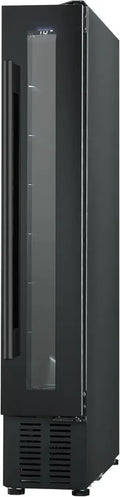 PKM Unterbau-Weinkühlschrank für 7 Flaschen, 20 Liter, Schmal, Elektronische Temperaturregelung