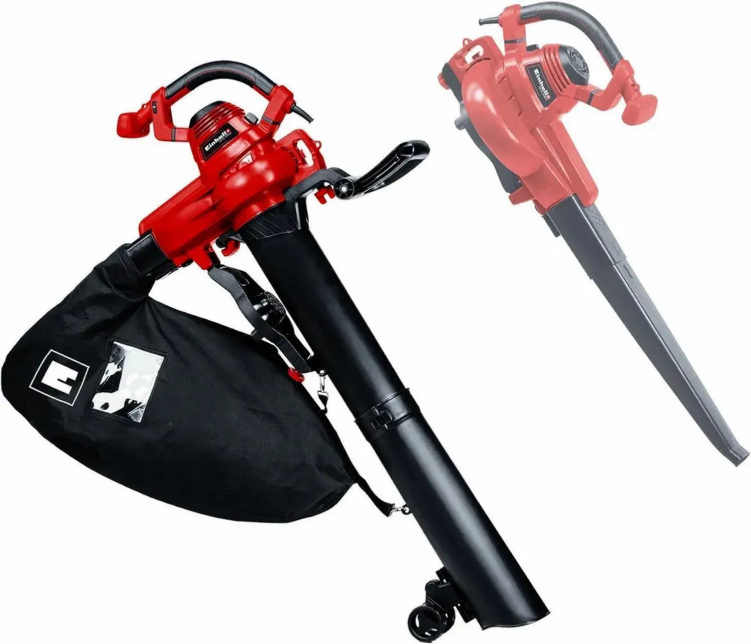 Einhell 3000W Elektro-Laubsauger mit Blas- und Saugfunktion, 45L Fangsack, verstellbarem Handgriff