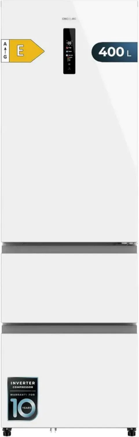 Cecotec French Door Kühl-Gefrierkombination 400L, NoFrost, Multi Airflow, leiser Inverter-Kompressor