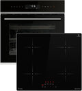 Einbau-Herdset: 60cm Backofen mit Pizzafunktion und 59cm Induktionskochfeld