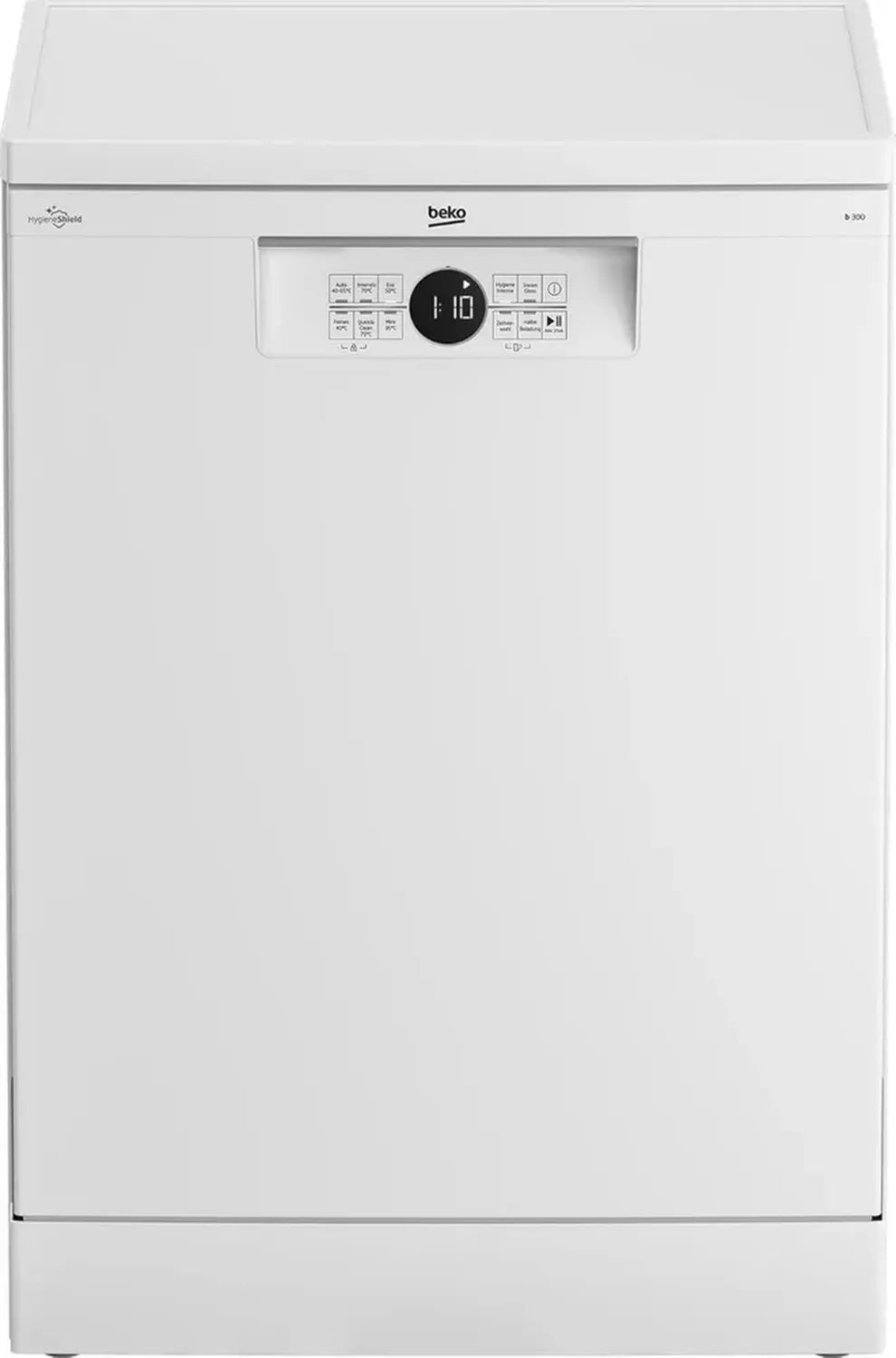 Beko BDFN26430W 60 cm Geschirrspüler, freistehend, unterbaufähig, 14 Maßgedecke, 6 Programme, 4 Zusatzfunktionen, 3 Spülebenen, HygieneIntense, SelfDry, Halbe Beladung, Weiß