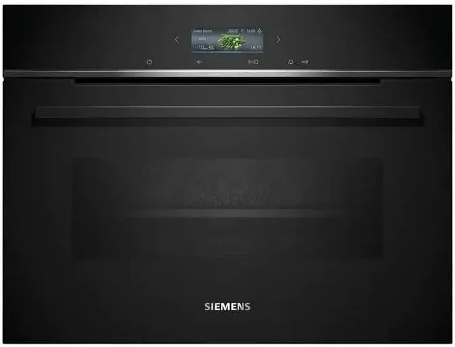 Siemens iQ700 Kompaktbackofen 60x45 cm, Selbstreinigung & Automatikprogramme, Made in Germany