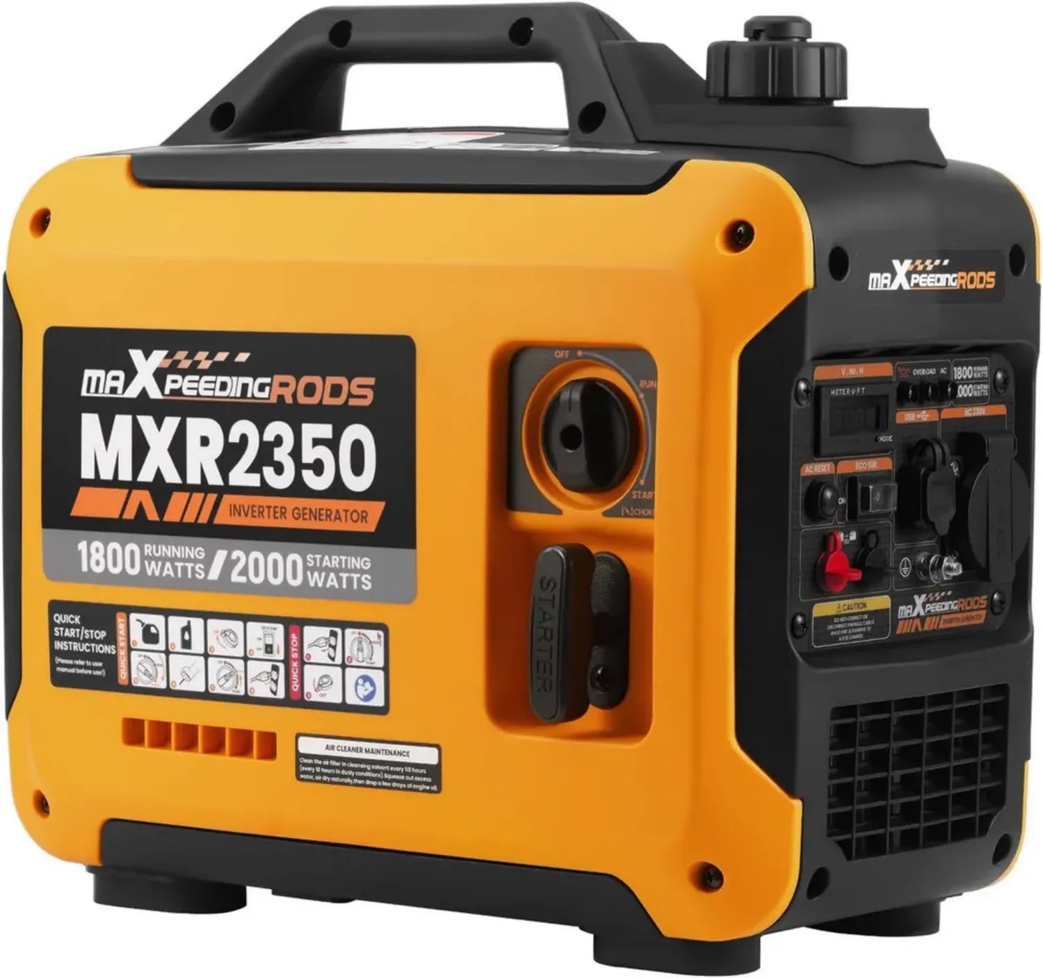Tragbarer Inverter Generator 2000W mit USB und 230V für Camping