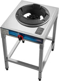 Robuster Edelstahl-Gaskocher für Gewerbe und Camping