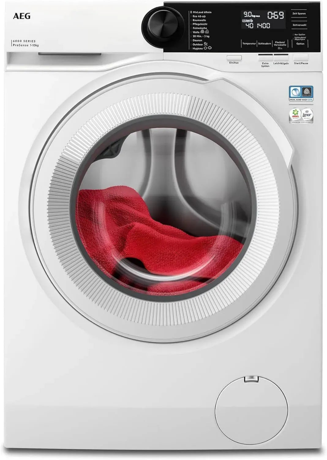 AEG Waschmaschine 10kg, Serie 6000, ProSense, Leise, Kindersicherung, 1400 U/min, Vollwasserschutz