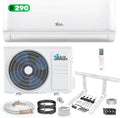 Leise Split-Klimaanlage R290 mit Heiz- und WiFi-Funktion, 12000 BTU für Räume bis 55 qm