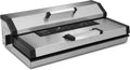 CASO FastVac 4008 Vakuumierer – Edelstahl, Doppelkolben, 20 L/Min, 40 cm Doppelschweißnaht, einstellbare Vakuumkraft, Marinieren & Pulse-Funktion, inklusive Folien