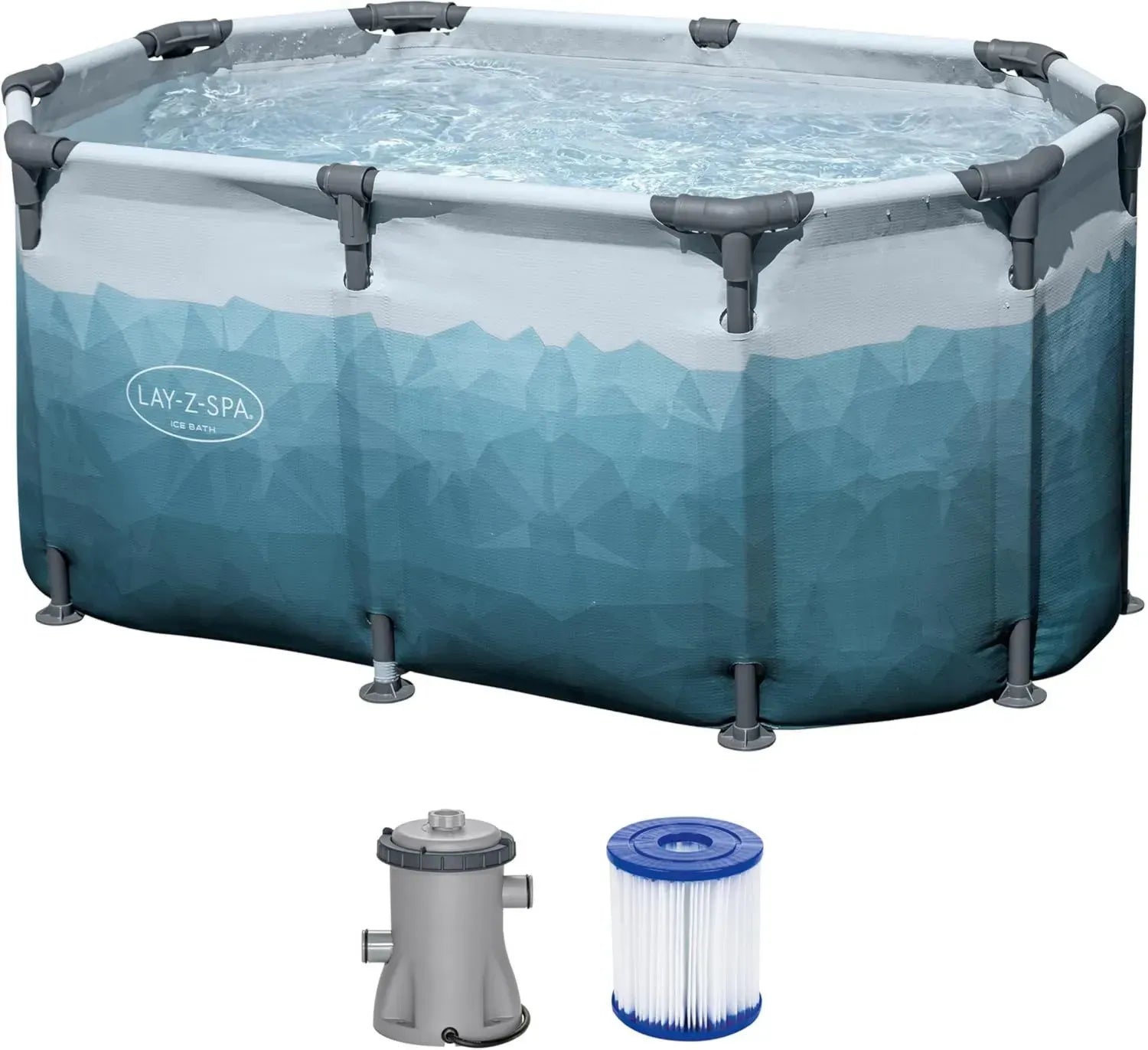Bestway 6002N Kryotherapiewanne für Zwei Personen - Glacial Dip