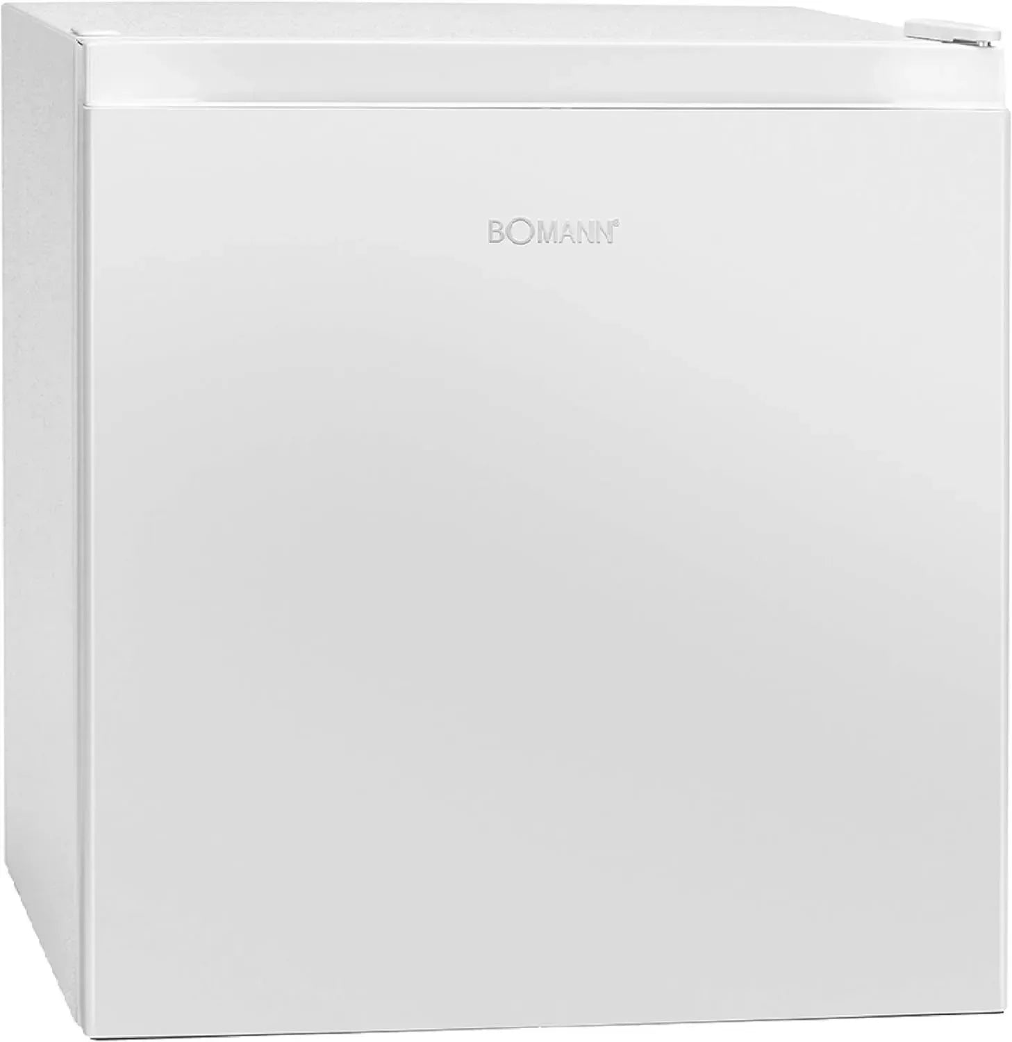 Bomann Mini-Kühlschrank 45L, leises Modell mit Gefrierfach, ideal für Küche, Büro und Camping, wechselbarer Türanschlag, weiß
