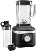KitchenAid Artisan Gusseisen Schwarz Mixer mit 1,4 L Glasbehälter K400