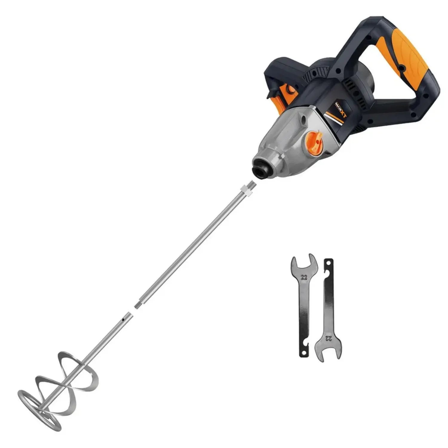 MAXXT 1400W Rührwerk mit 2-Gang-Getriebe und Sanftanlauf, inkl. 140mm Rührquirl