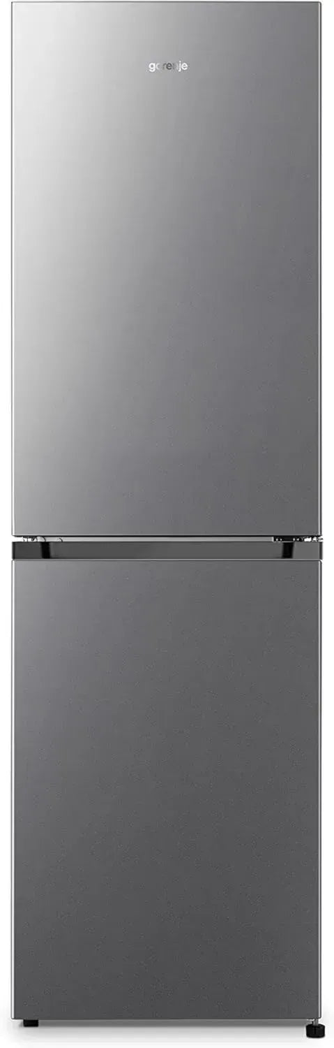 Gorenje NRK418DCS4 Kühl-Gefrier-Kombination, 182 cm Hoch, 55 cm Breit, 256L, Total NoFrost, Multiflow 360°, Wechselbarer Türanschlag, Inox Design, Energieeffizienz D
