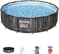 Bestway Stahlrahmen Pool Set 427 x 107 cm Mehrfarbig