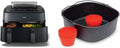 Philips Heißluftfritteuse 5000 Serie mit Doppelfach, 9L inkl. Backform und 9 Muffinformen