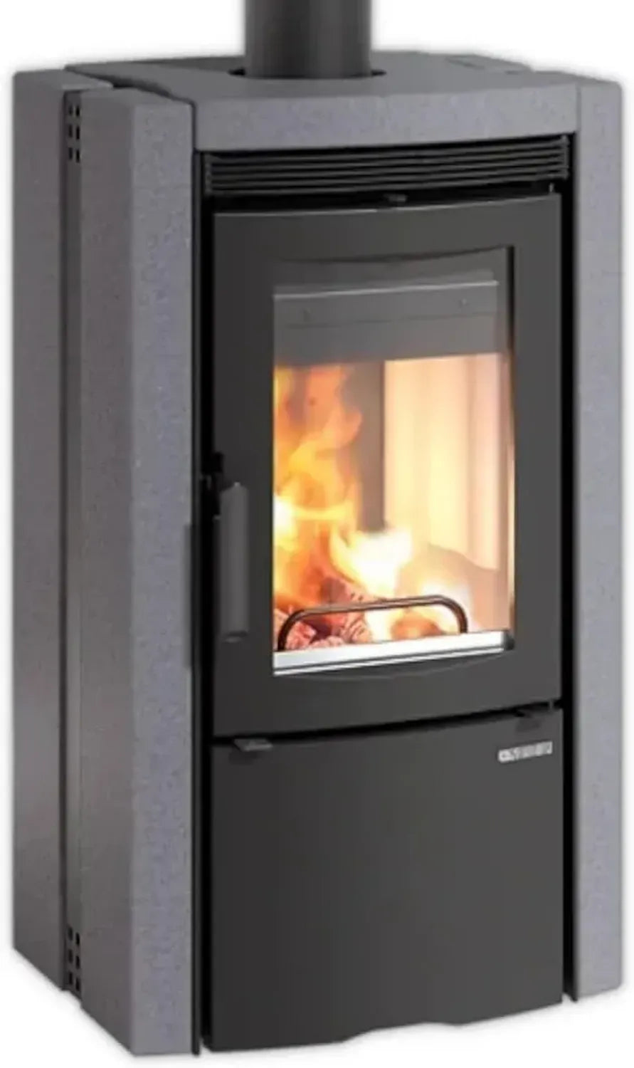La Nordica Kaminofen Ester 5.0 mit 8 kW Vulkansteinverkleidung