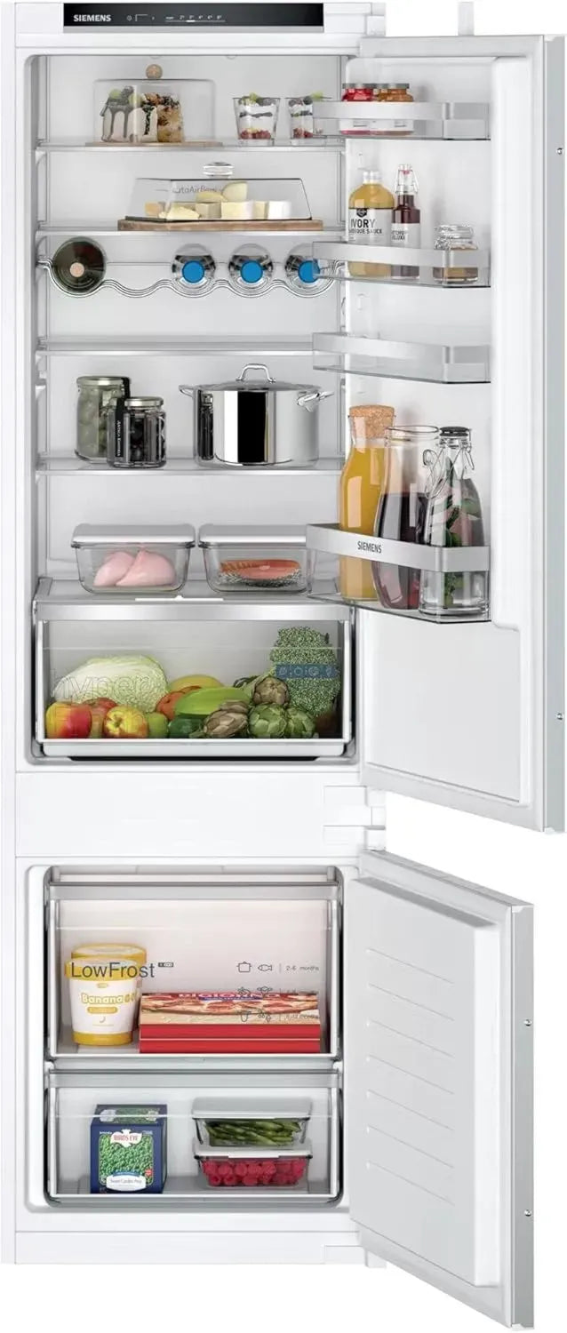 Siemens iQ300 Einbau Kühl-Gefrierkombination KI87VVSE0, Energieklasse E, 200L, hyperFresh, lowFrost, LED-Beleuchtung, bigBox
