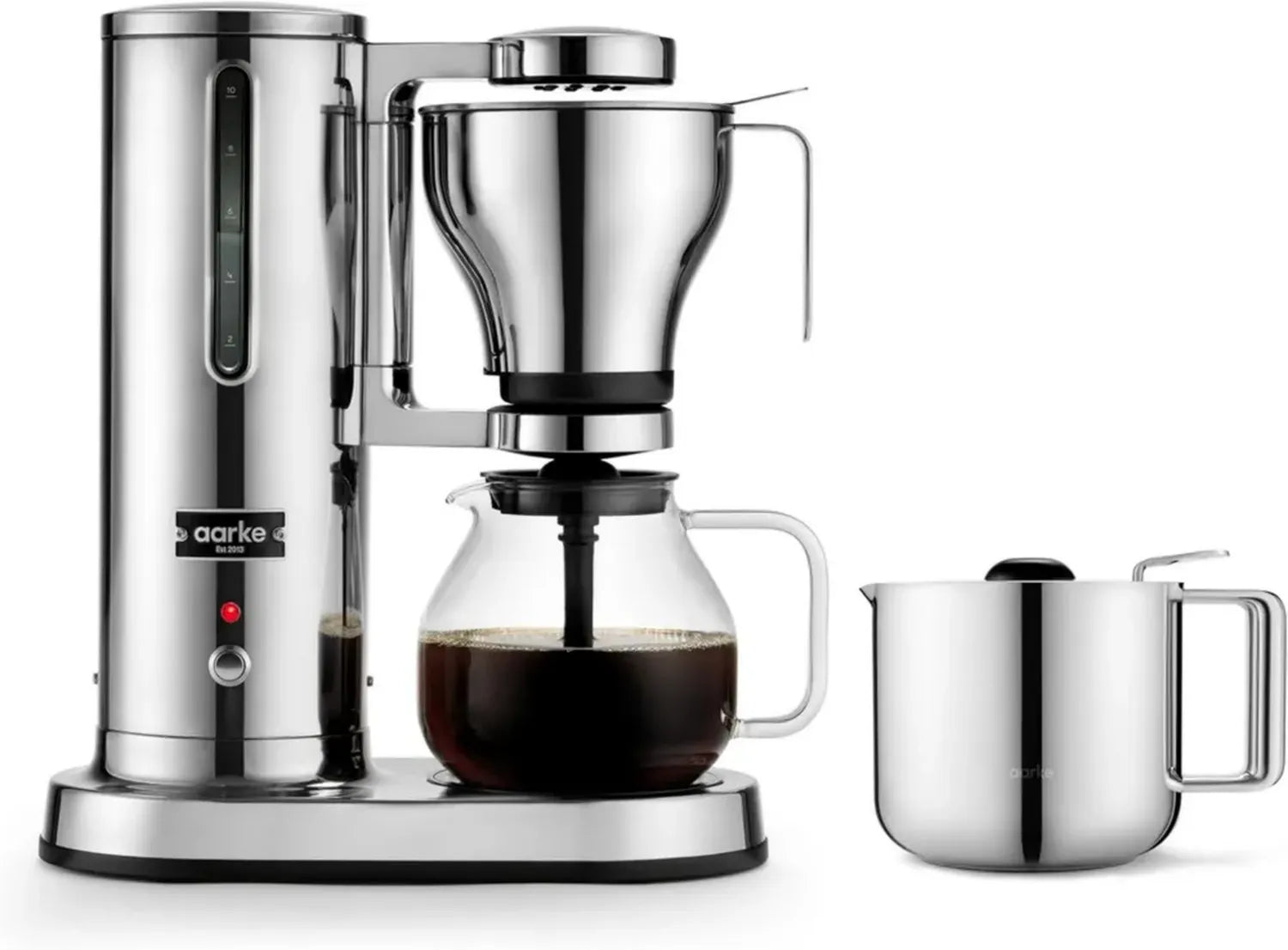 Aarke Premium Filterkaffeemaschine mit Blooming-Modus und Edelstahl Thermokanne, 1,25 l