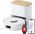 SwitchBot K11+ Saugroboter mit Wischfunktion, 6000Pa Leistung, 90 Tage Staubbehälter, Auto-Entleerung, LDS Navigation, schlankes Design, kompatibel mit Apple Home, Alexa, Google Home und Matter