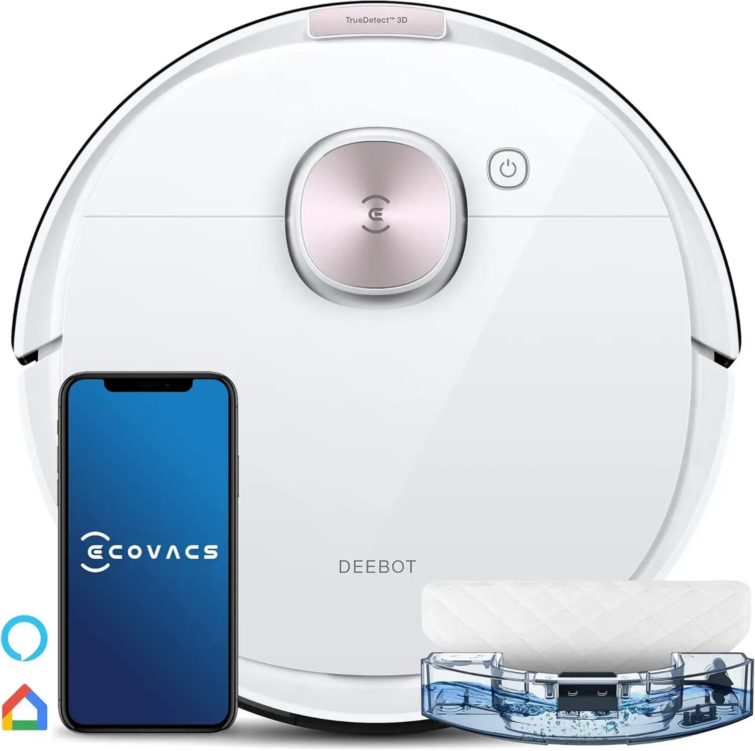 ECOVACS DEEBOT X2 Omni Staubsaugerroboter mit Wischsystem, 8000Pa Leistung