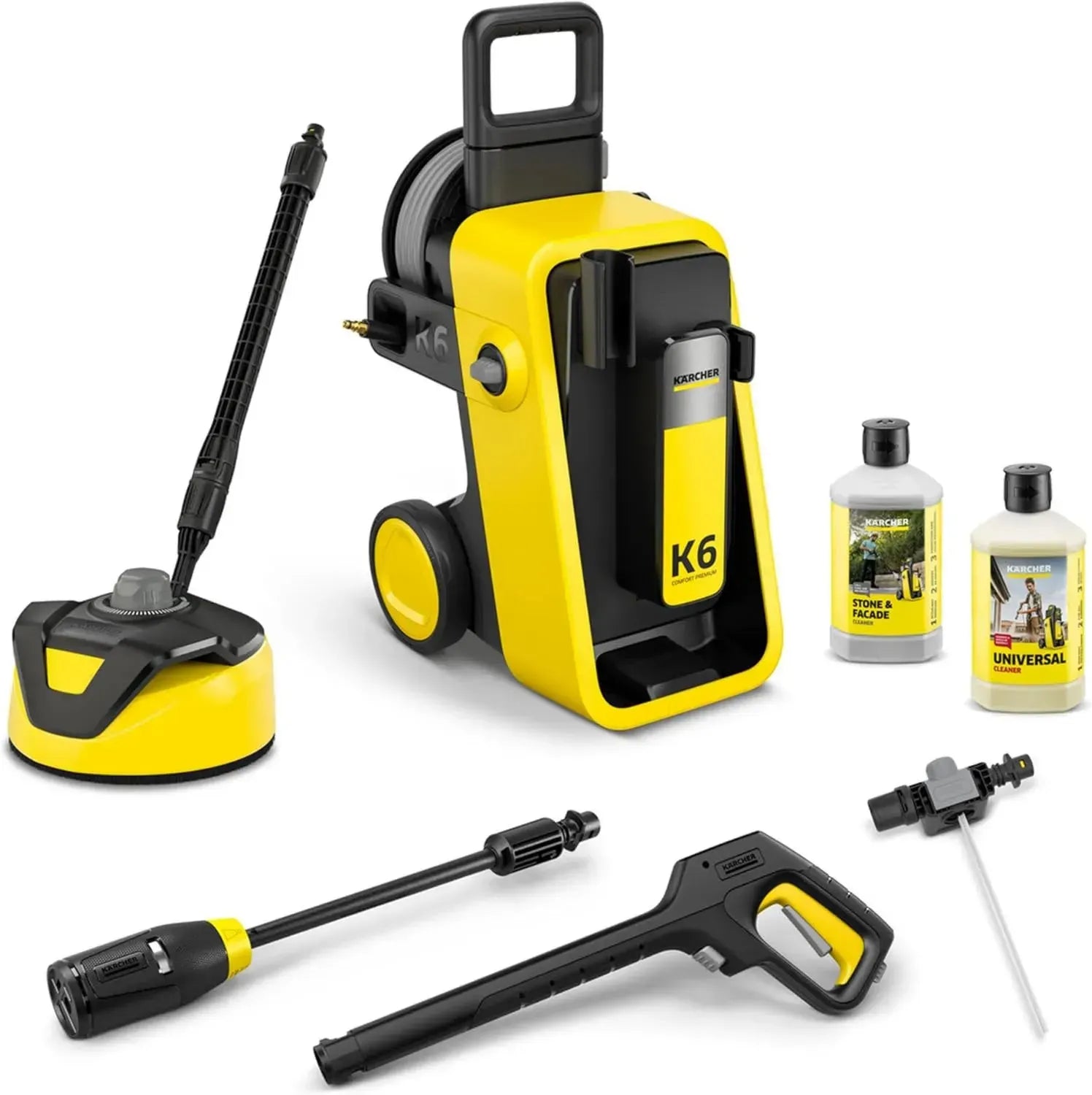 Kärcher Hochdruckreiniger K 6 Premium Home mit 4-in-1 Düse und Schlauchtrommel