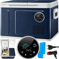 KESSER® Elektrische Kühlbox mit Gefrierfunktion, 2 Zonen, bis -20°C, ideal für Auto, Camping, Lkw, 12/24V und 230V
