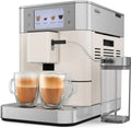 KitchenAid Vollautomatische Espressomaschine 5KES8558EPL, Milchaufschäumer, Heißgetränke-Optionen, Weiß