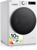 LG Serie 600 Wasch-Trocken-Kombination, AI Direct Drive, Turbowash 360°, 9/6 kg, 1400 U/min, effizienter als A/D, Weiß