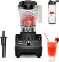 BioloMix Professioneller Mixer 2200W, Selbstreinigung, 2L Behälter mit BPA-freiem Reisebecher