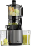 Balter Slow Juicer mit großer 135mm Öffnung, 300W, leise und BPA-frei, ideal für Obst und Gemüse