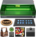 xTool S1 40W Laserschneider mit Luftunterstützung und Wabentisch, Autofokus, 600mm/s Geschwindigkeit, 498x319mm Bearbeitungsfläche für Serienfertigung in Holz, Metall und Acryl