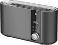 WMF Langschlitz-Toaster mit Motor, 2 XXL-Scheiben, Automatische Brotzentrierung, Check-Up-Funktion, 980W, Touch-Bedienung, LED-Anzeige, Mattierter Edelstahl