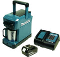 Makita DCM501 Kabellose Kaffeemaschine mit 5 Ah Akku und Ladegerät
