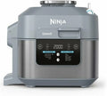 Ninja Speedi 10-in-1 Schnellkocher & Heißluftfritteuse, 5.7L, Multifunktional: Frittieren, Dampfen, Grillen, Backen, Braten, Anbraten, Langsamkochen, Für 4 Portionen, Meersalzgrau
