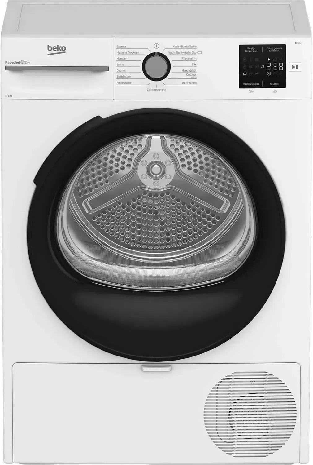 Beko Wärmepumpentrockner 8 kg, 15 Programme, Sensortrocknung