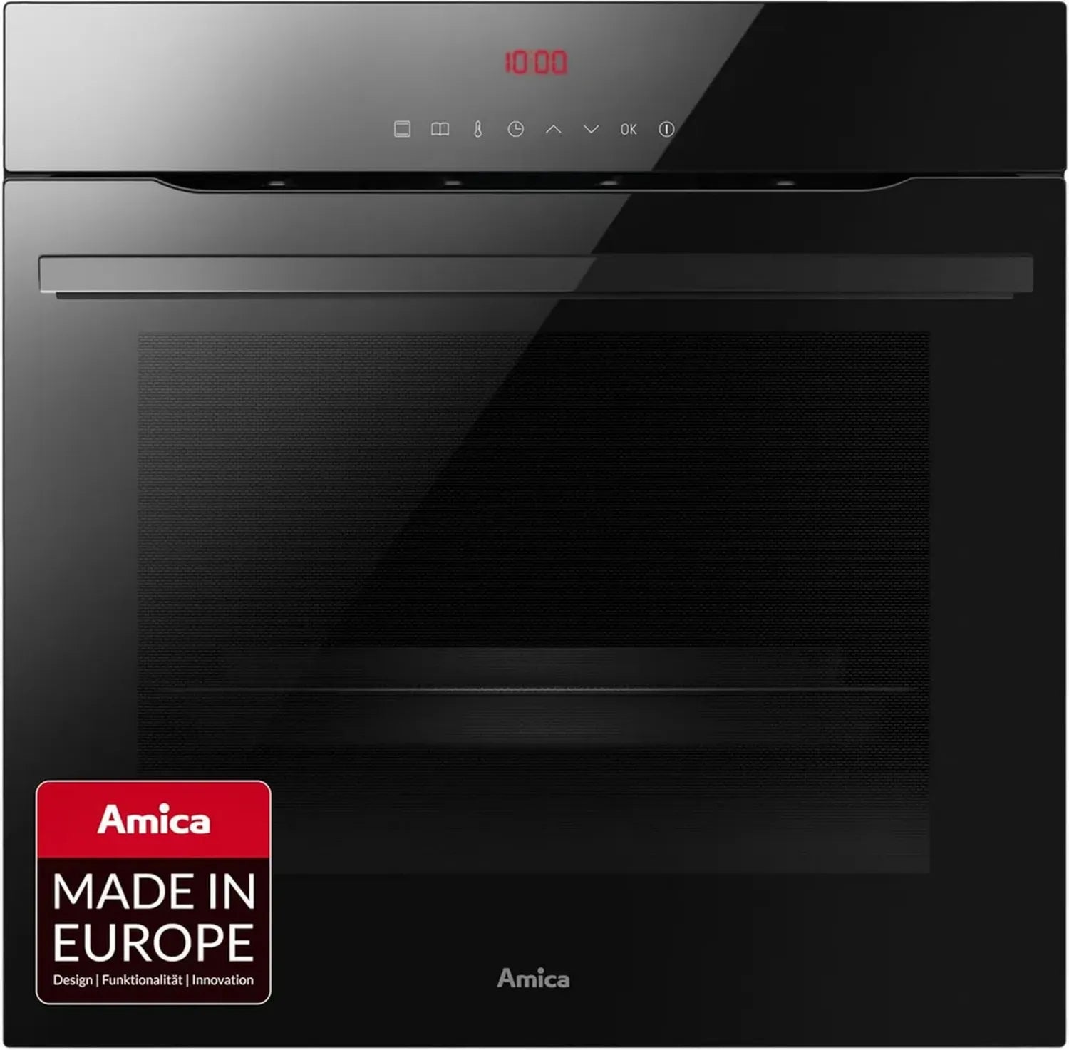 Amica Pyrolyse-Backofen mit Teleskopauszug und Automatikprogrammen, SoftOpen und OpenUp Tür