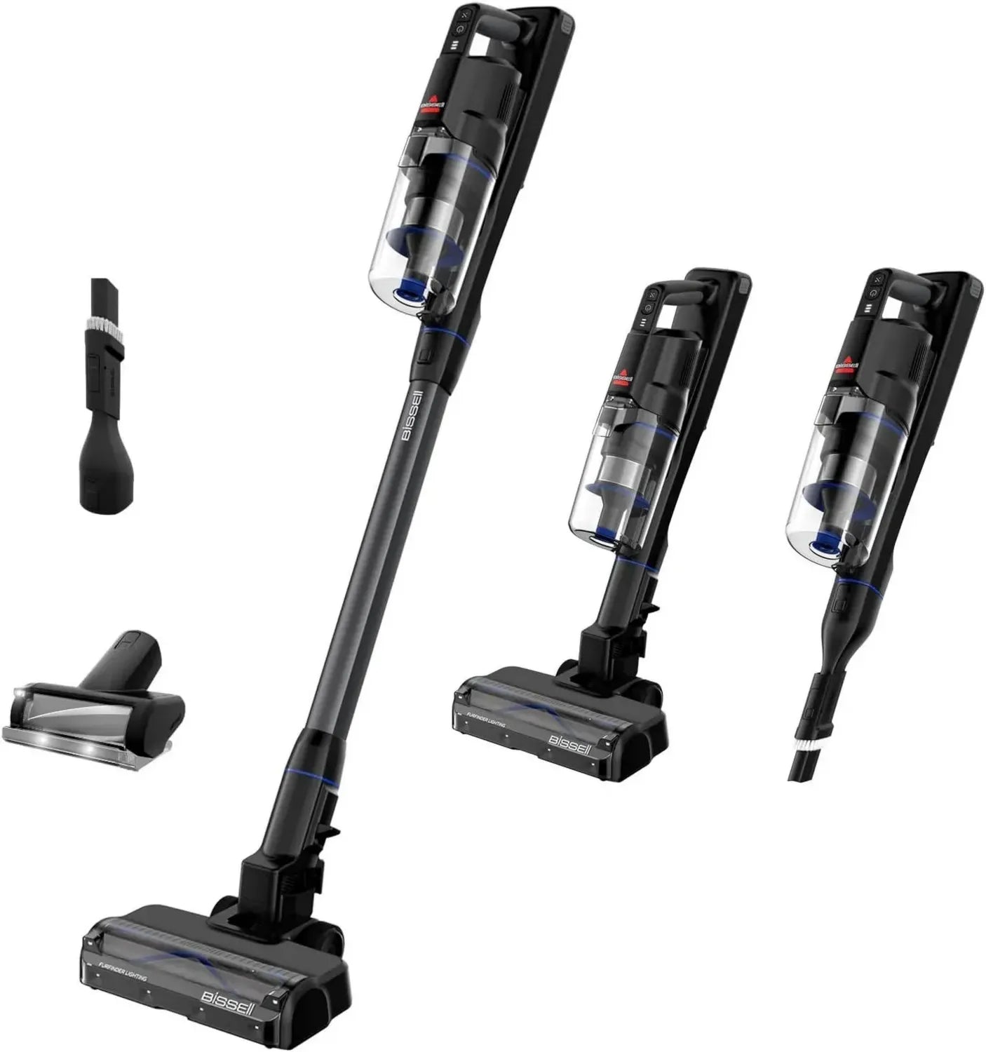 Bissell PowerClean FurGuard, Kabelloser Staubsauger mit 280W Motor, Selbstreinigende Bürste, FurFinder-Licht, HEPA-Filter, 2500 mAh Akku, 50 Min. Laufzeit