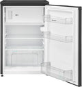 SHARP SJ-UD121T2B-EU Kompaktkühlschrank mit Gefrierbereich, 121L Gesamtvolumen, LED-Beleuchtung, Schwarz
