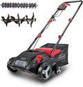 Scheppach Elektro-Vertikutierer SC32, 1500W, 32cm Arbeitsbreite, 30L Fangkorb, Höhenverstellung