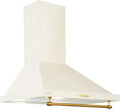 Klarstein 60cm Wand-Dunstabzugshaube, kraftvoll und leise, 591,5 m³/h Luftleistung, LED-Beleuchtung, 3 Stufen, Aluminium-Fettfilter