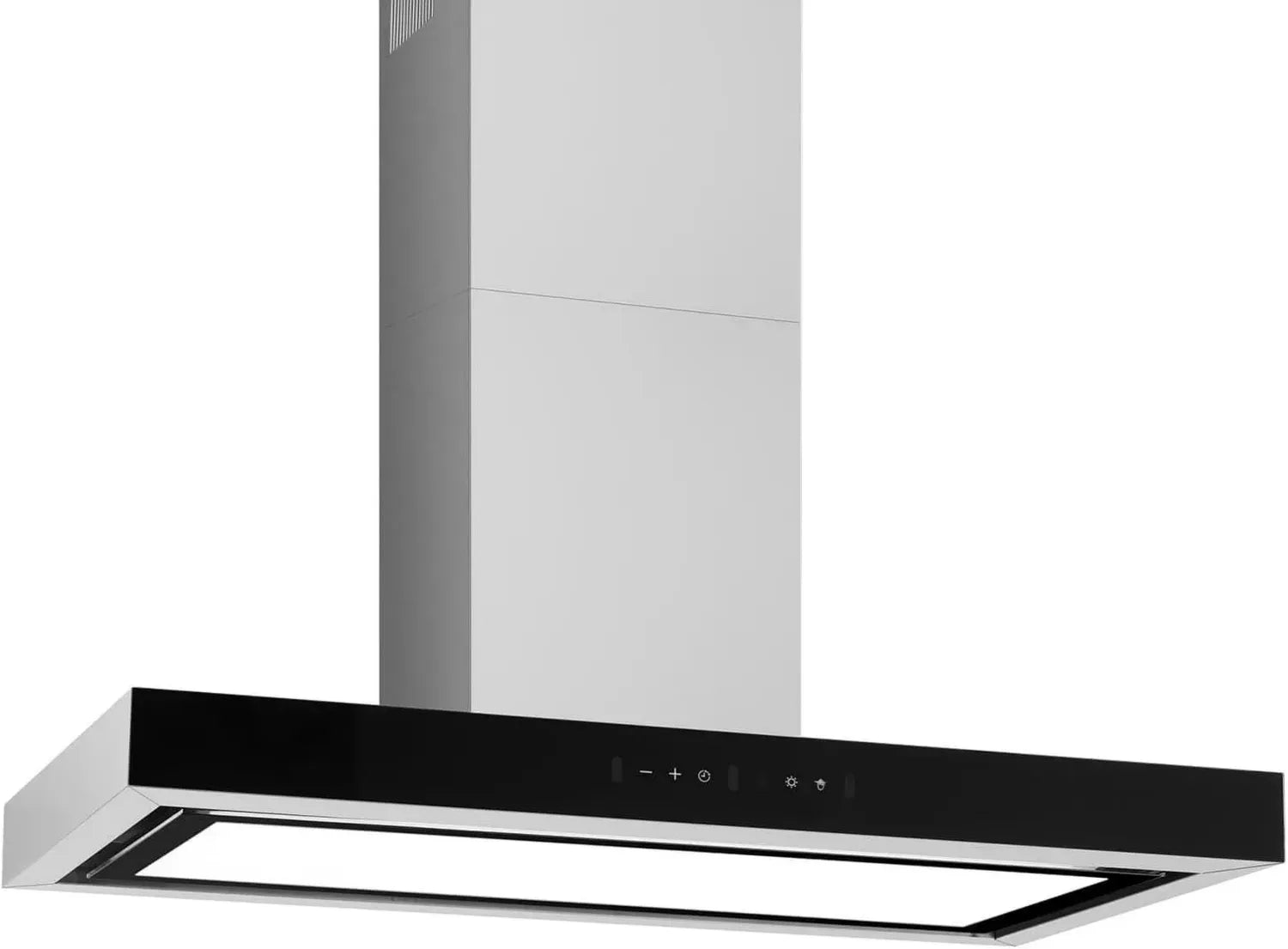 Amica 90 cm Wandhaube aus Edelstahl mit LED-Beleuchtung