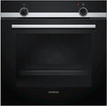 Siemens iQ100 Einbau-Backofen, 60x60 cm, Edelstahl, 3D-Heißluft, Schnellaufheizung