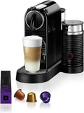 De'Longhi Nespresso Citiz Kapselmaschine mit Milchaufschäumer, energiesparend, 1710W, 1L, Schwarz