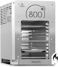 Intergrill 800° Hochleistungs-Gasgrill für perfekte Steaks, Edelstahl Oberhitze, 15,6 kg inkl. Grillrost und Gastroschale